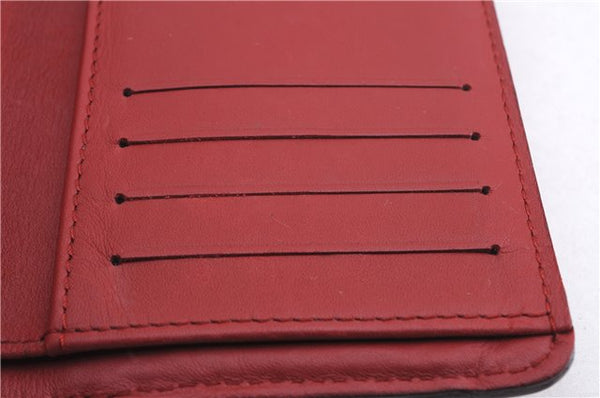 Authentic Louis Vuitton Suhali Portofeuil Le Somptueux Wallet M95855 Red 8580E