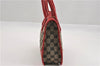 Authentic GUCCI Vintage Shoulder Hand Bag GG Canvas Leather 0000856 Black 8581F