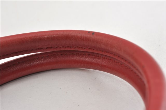 Authentic GUCCI Vintage Shoulder Hand Bag GG Canvas Leather 0000856 Black 8581F