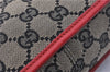 Authentic GUCCI Vintage Shoulder Hand Bag GG Canvas Leather 0000856 Black 8581F