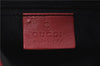 Authentic GUCCI Vintage Shoulder Hand Bag GG Canvas Leather 0000856 Black 8581F