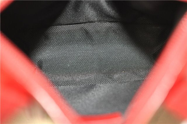 Authentic GUCCI Vintage Shoulder Hand Bag GG Canvas Leather 0000856 Black 8581F