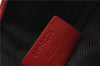 Authentic GUCCI Vintage Shoulder Hand Bag GG Canvas Leather 0000856 Black 8581F