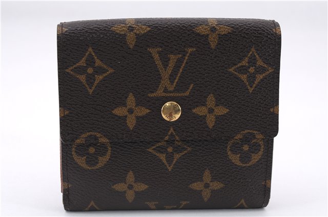 Authentic Louis Vuitton Monogram M61652 Porte Monnaie Billet Carte Credit 8582E