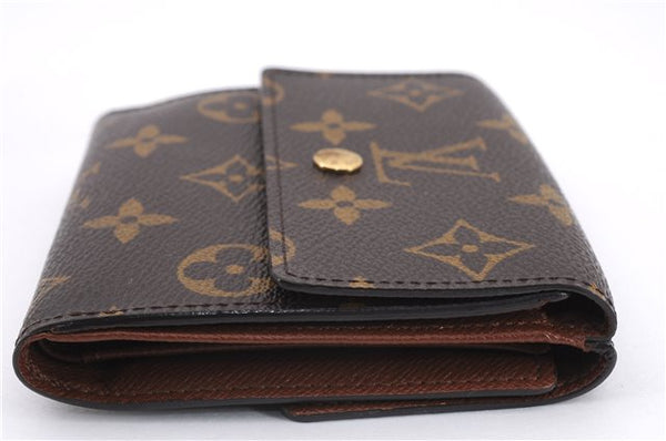 Authentic Louis Vuitton Monogram M61652 Porte Monnaie Billet Carte Credit 8582E