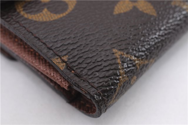 Authentic Louis Vuitton Monogram M61652 Porte Monnaie Billet Carte Credit 8582E