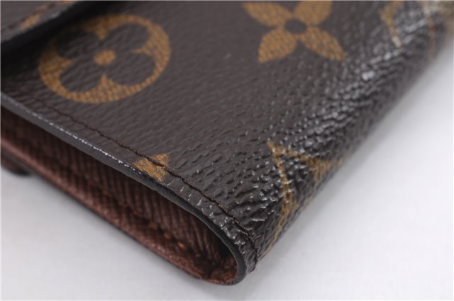 Authentic Louis Vuitton Monogram M61652 Porte Monnaie Billet Carte Credit 8582E