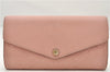 Authentic Louis Vuitton Monogram Empreinte Portefeuille Sarah Wallet Pink 8585E