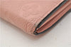 Authentic Louis Vuitton Monogram Empreinte Portefeuille Sarah Wallet Pink 8585E