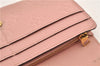 Authentic Louis Vuitton Monogram Empreinte Portefeuille Sarah Wallet Pink 8585E