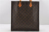 Authentic LOUIS VUITTON Monogram Sac Plat Hand Bag M51140 LV Junk 8586C