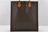 Authentic LOUIS VUITTON Monogram Sac Plat Hand Bag M51140 LV Junk 8586C