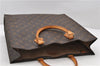 Authentic LOUIS VUITTON Monogram Sac Plat Hand Bag M51140 LV Junk 8586C