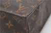 Authentic LOUIS VUITTON Monogram Sac Plat Hand Bag M51140 LV Junk 8586C