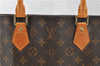 Authentic LOUIS VUITTON Monogram Sac Plat Hand Bag M51140 LV Junk 8586C