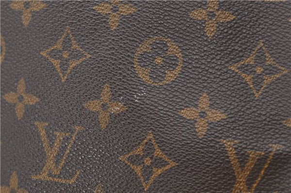 Authentic LOUIS VUITTON Monogram Sac Plat Hand Bag M51140 LV Junk 8586C