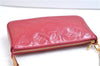 Authentic Louis Vuitton Vernis Pochette Accessoires Pouch Pink M91574 LV 8590E