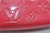 Authentic Louis Vuitton Vernis Pochette Accessoires Pouch Pink M91574 LV 8590E