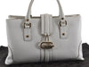 Authentic GUCCI Vintage Shoulder Hand Bag Purse Leather 131325 White 8591F