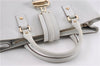 Authentic GUCCI Vintage Shoulder Hand Bag Purse Leather 131325 White 8591F