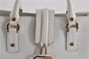 Authentic GUCCI Vintage Shoulder Hand Bag Purse Leather 131325 White 8591F