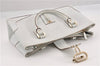 Authentic GUCCI Vintage Shoulder Hand Bag Purse Leather 131325 White 8591F