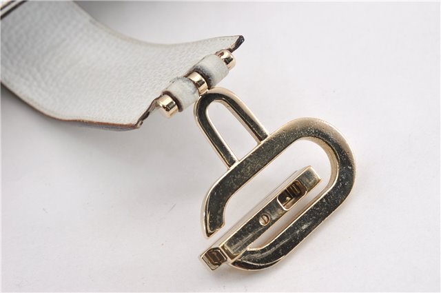 Authentic GUCCI Vintage Shoulder Hand Bag Purse Leather 131325 White 8591F
