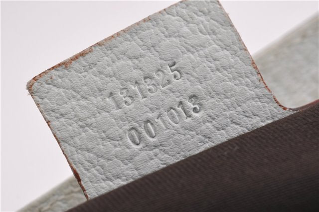 Authentic GUCCI Vintage Shoulder Hand Bag Purse Leather 131325 White 8591F