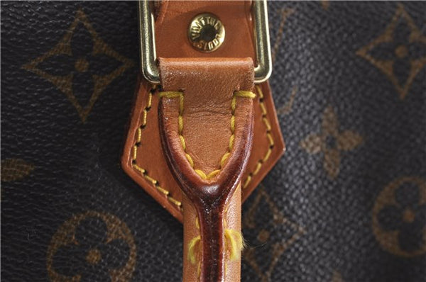 Authentic LOUIS VUITTON Monogram Sac Plat Hand Bag M51140 LV 8592C