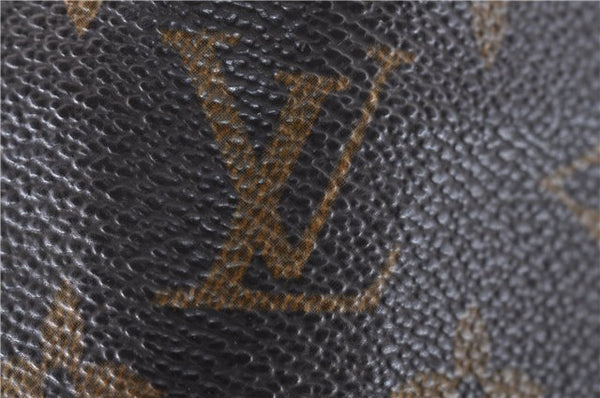 Authentic LOUIS VUITTON Monogram Sac Plat Hand Bag M51140 LV 8592C