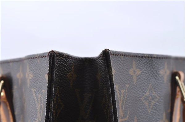 Authentic LOUIS VUITTON Monogram Sac Plat Hand Bag M51140 LV 8592C