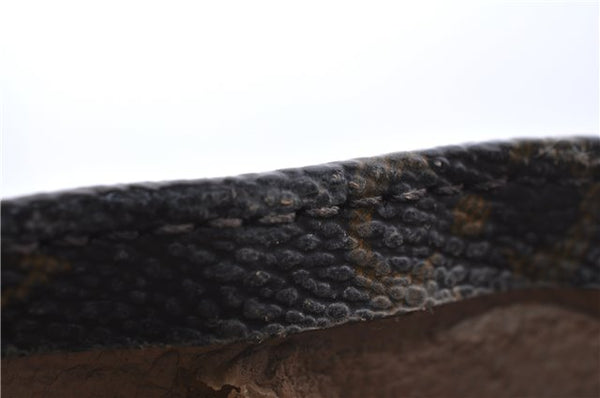 Authentic LOUIS VUITTON Monogram Sac Plat Hand Bag M51140 LV 8592C