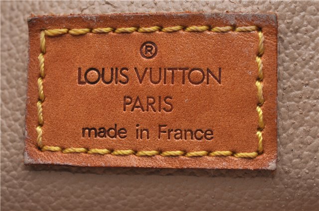 Authentic LOUIS VUITTON Monogram Sac Plat Hand Bag M51140 LV 8592C