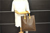 Authentic LOUIS VUITTON Monogram Sac Plat Hand Bag M51140 LV 8592C