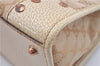 Authentic GUCCI Shoulder Hand Bag Purse GG Canvas Leather 124286 Beige 8592F