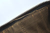Authentic FENDI Vintage Zucca Hand Bag Purse Canvas Leather Brown 8593F