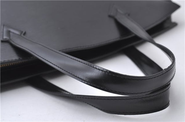 Authentic LOUIS VUITTON Epi Saint Jacques Hand Bag Black M52272 LV 8594C