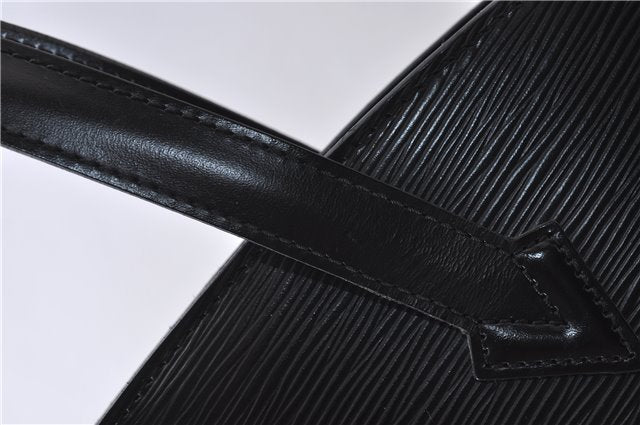 Authentic LOUIS VUITTON Epi Saint Jacques Hand Bag Black M52272 LV 8594C