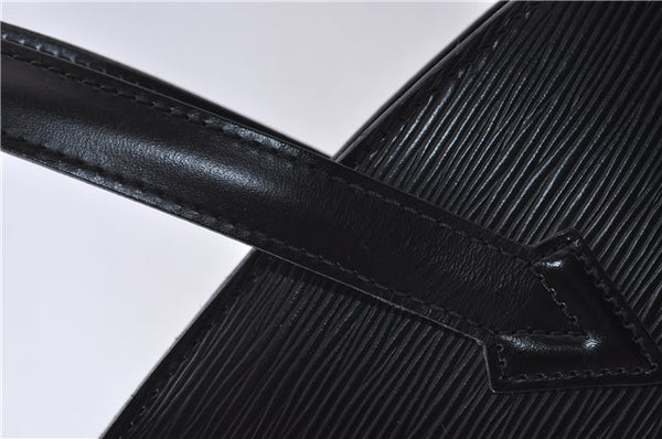 Authentic LOUIS VUITTON Epi Saint Jacques Hand Bag Black M52272 LV 8594C