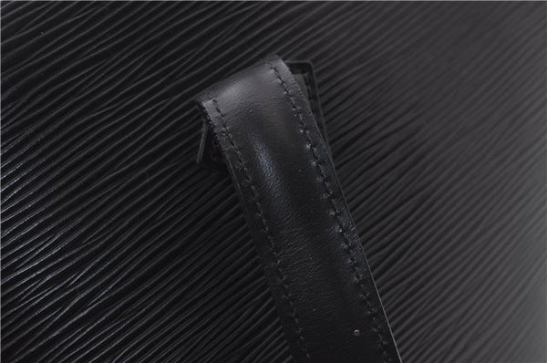 Authentic LOUIS VUITTON Epi Saint Jacques Hand Bag Black M52272 LV 8594C