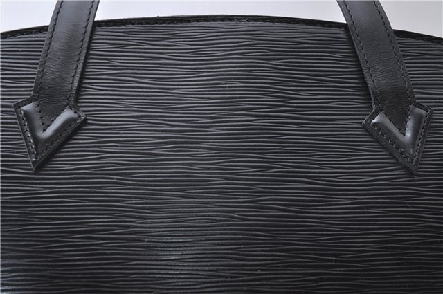 Authentic LOUIS VUITTON Epi Saint Jacques Hand Bag Black M52272 LV 8594C