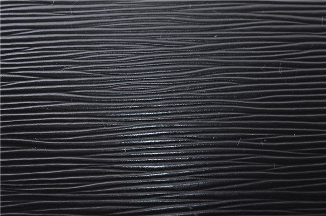 Authentic LOUIS VUITTON Epi Saint Jacques Hand Bag Black M52272 LV 8594C