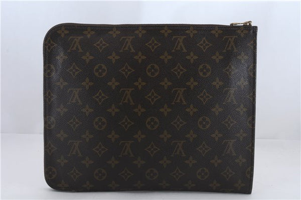 Auth LOUIS VUITTON Monogram Poche Documents 33 Document case M53457 LV 8597C