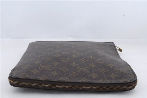 Auth LOUIS VUITTON Monogram Poche Documents 33 Document case M53457 LV 8597C