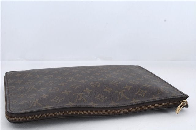 Auth LOUIS VUITTON Monogram Poche Documents 33 Document case M53457 LV 8597C
