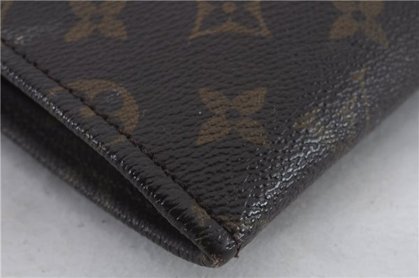 Auth LOUIS VUITTON Monogram Poche Documents 33 Document case M53457 LV 8597C
