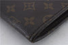 Auth LOUIS VUITTON Monogram Poche Documents 33 Document case M53457 LV 8597C