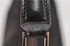 Authentic GUCCI Shoulder Hand Bag Purse Nylon Leather Brown 8599C