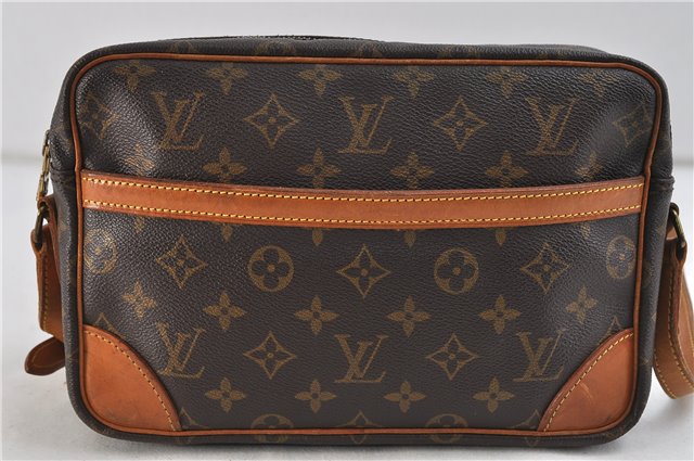 Auth LOUIS VUITTON Monogram Trocadero 27 Shoulder Cross Body Bag M51274 LV 8600C