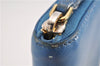 Authentic PRADA Saffiano Leather Long Wallet Purse Blue Box 8600F